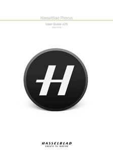 Hasselblad Phocus manual. Camera Instructions.